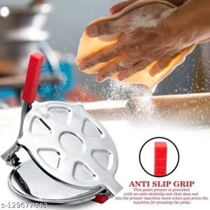 Puri Maker Machine/ Affix Stainless Steel Kitchen Press Roti 9741